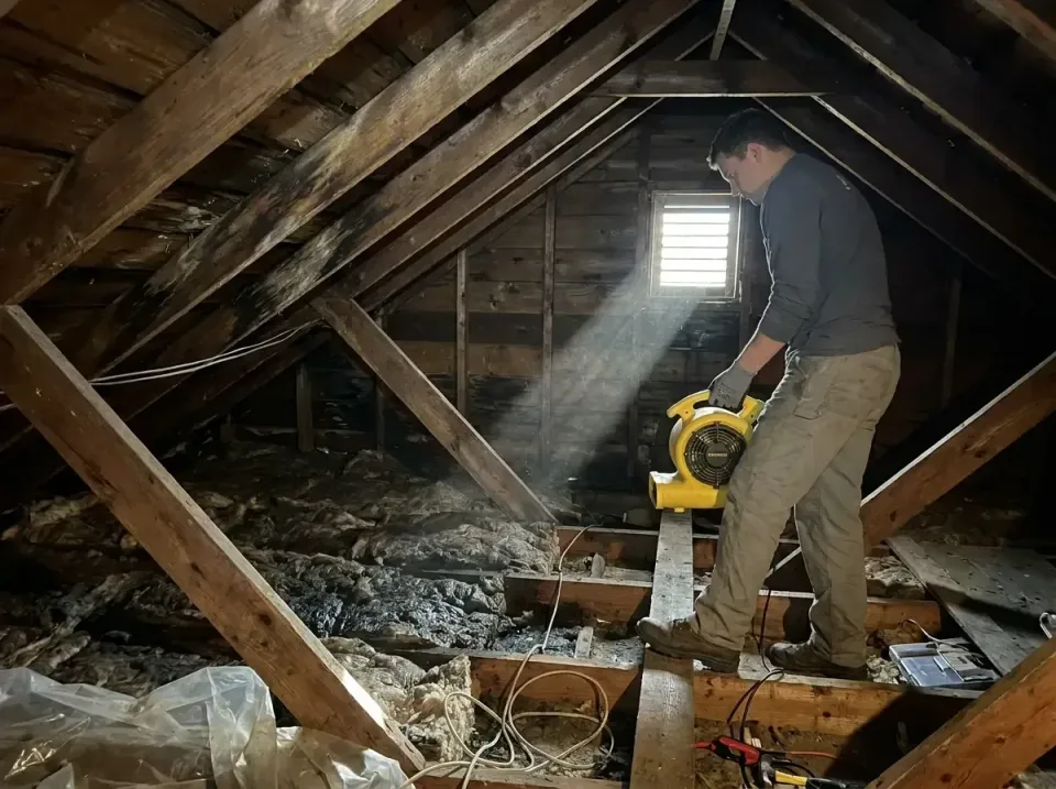 attic-water-damage-drying-proc-007 — frequently asked questions, Emergency Water Extraction & 24/7 Flood Response in Bogota,…